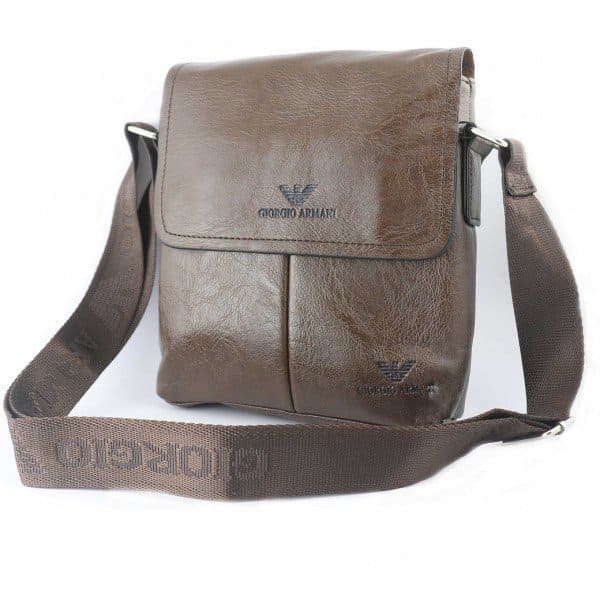 Emporio Armani MESSENGER BAG UNISEX - Across body bag - black - Zalando.de