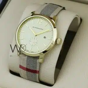 Burberry Watch Multicolored Leather Belt | Watches Prime