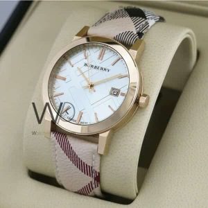 Burberry Watch Multicolored Leather Belt | Watches Prime