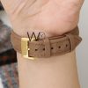 Burberry Check Watch with Brown Leather Belt | Watches Prime