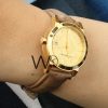 Burberry Check Watch with Brown Leather Belt | Watches Prime