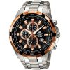 Casio Edifice Chronograph Men’s Watch with a Bold Black Dial