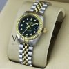 Rolex Watch in Black with Stainless Steel Belt for a Sophisticated Look