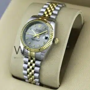 ROLEX WATCH GRAY WITH STAINLESS STEEL BELT | Watches Prime