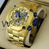 Invicta Men's Watch gold strap Chronograph | Watches Prime Invicta Men's Watch gold strap Chronograph | Watches Prime