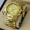 Invicta Chronograph Watch with gold dial | Watches Prime