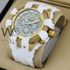 Invicta Chronograph Men's Watch white Rubber | Watches Prime