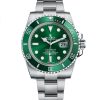 ساعه من rolex بلون اخضر وسير فضى من المعدن | واتشز برايم ساعه من rolex بلون اخضر وسير فضى من المعدن | واتشز برايم