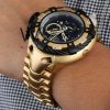 Invicta Chronograph Men's Watch black dial | Watches Prime Invicta Chronograph Men's Watch black dial | Watches Prime