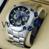 Invicta men's watch black dial chronograph