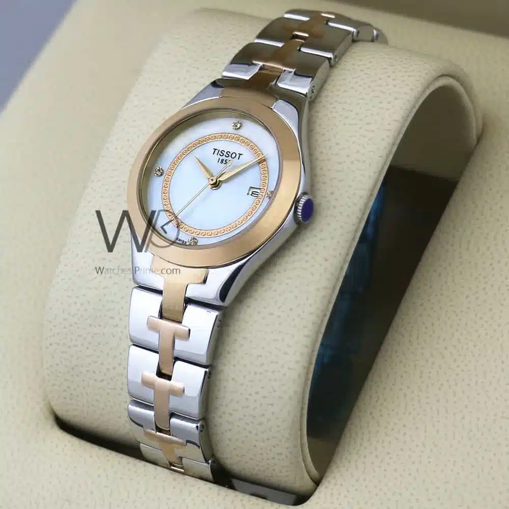 Tissot Watch for Women with White Dial | Watches Prime