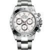 Rolex Cosmograph Daytona Watch with a Clean White Dial