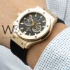HUBLOT WATCH BLACK WITH RUBBER BLACK BELT | Watches Prime