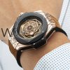 HUBLOT WATCH BLACK WITH RUBBER HAVANA BELT | Watches Prime HUBLOT WATCH BLACK WITH RUBBER HAVANA BELT | Watches Prime