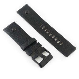 Diesel Leather Black Watch Band | Watches Prime   