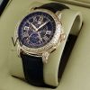 ساعة Patek Philippe سير اسود من الجلد الطبيعى | واتشز برايم ساعة Patek Philippe سير اسود من الجلد الطبيعى | واتشز برايم