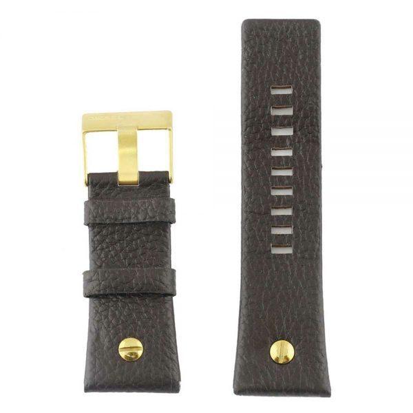Diesel Brown Leather Watch Strap | Watches Prime