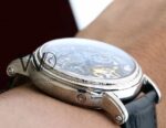 ساعة Patek Philippe سير اسود من الجلد الطبيعى | واتشز برايم