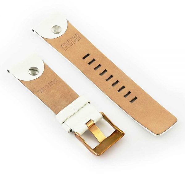 Diesel Leather White Watch Strap | Watches Prime