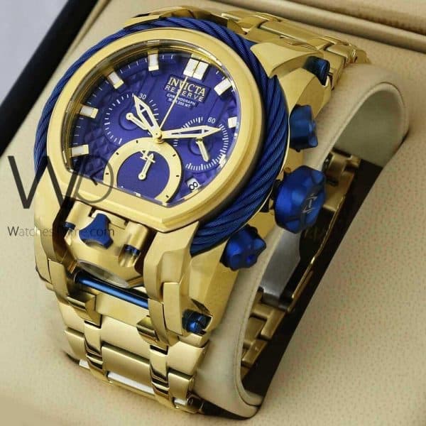 Invicta Men's Watch Chronograph blue dial | Watches Prime