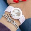 Gucci Watch for Women Butterfly White Dial | Watches Prime
