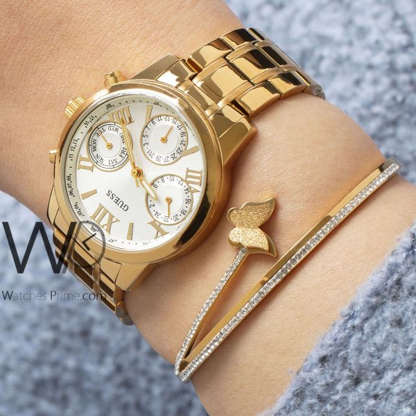 Guess Collection White Dial Women's Watch | Watches Prime