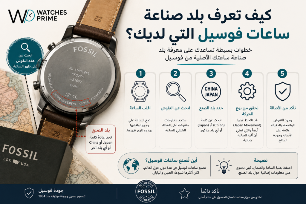 اسعار ومواصفات ساعات اليد Fossil مصر 2026 | واتشز برايم اسعار ومواصفات ساعات اليد Fossil مصر 2026 | واتشز برايم