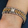 Versace Women's Watch Two tone Metal strap | Watches Prime Versace Women's Watch Two tone Metal strap | Watches Prime