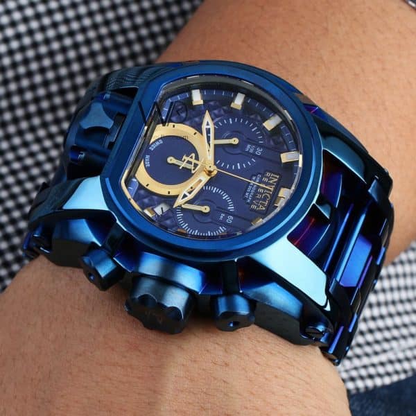 Invicta Watch for Men with blue Metal strap | Watches Prime