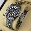 Rolex Stainless Steel Watch – Black Dial