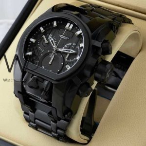 Invicta black watch chronograph black strap