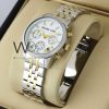 Michael Kors Chronograph Two tone Metal Belt | Watches Prime Michael Kors Chronograph Two tone Metal Belt | Watches Prime