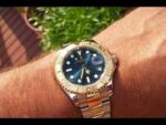 ساعه من rolex سير فضى & دهبى من المعدن واتشز برايم