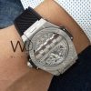 ساعه Hublot بلون رمادى وسير اسود من المطاط | واتشز برايم