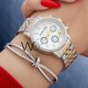 Michael Kors Chronograph Two tone Metal Belt | Watches Prime Michael Kors Chronograph Two tone Metal Belt | Watches Prime