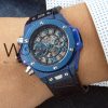 ساعة Hublot بلون ازرق وسير ازرق من المطاط | واتشز برايم
