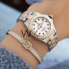 ROLEX WATCH WHITE WITH STAINLESS STEEL BELT | Watches Prime ROLEX WATCH WHITE WITH STAINLESS STEEL BELT | Watches Prime