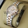 Michael Kors Chronograph Two tone Metal Belt | Watches Prime