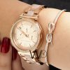 Michael Kors Chronograph Two tone Metal Belt | Watches Prime