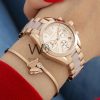 Michael Kors Chronograph Two tone Metal Belt | Watches Prime