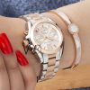 Michael Kors Chronograph Two tone Metal Belt | Watches Prime