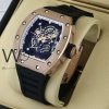 Richard Mille Automatic Black Rubber Strap | Watches Prime