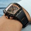 Richard Mille Automatic Black Rubber Strap | Watches Prime