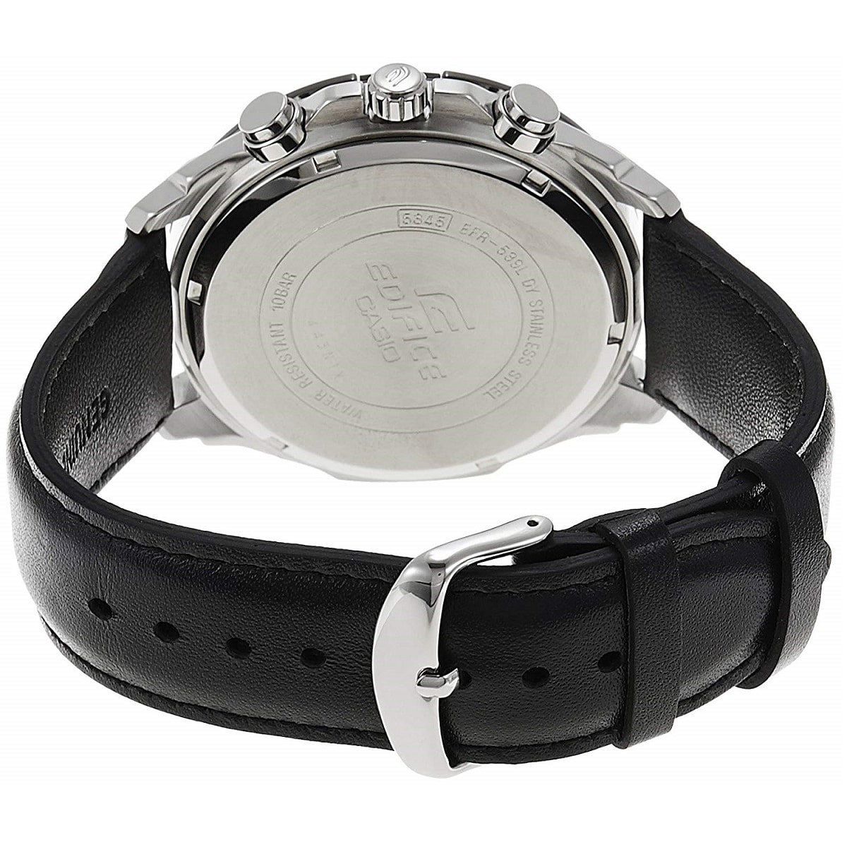 edifice leather belt watches