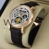Patek Philippe Watch with Brown Leather Belt and Luxurious Design