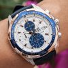 Casio Edifice Chronograph White Men's Watch | Watches Prime