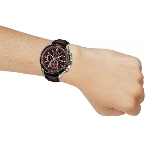 Casio Edifice Chronograph Brown Men's Watch | Watches Prime
