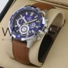 Casio Edifice Chronograph Blue Men's Watch | Watches Prime