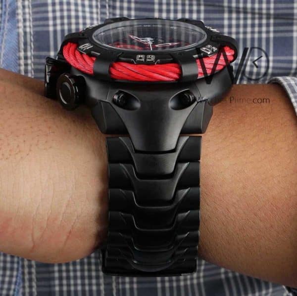 Invicta Men's Watch Chronograph black strap | Watches Prime