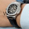 ساعة من Patek Philippe سير اسود من الجلد طبيعى | واتشز برايم ساعة من Patek Philippe سير اسود من الجلد طبيعى | واتشز برايم